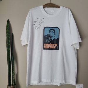 Cooke's Corner Autographed White Graphic Tee Shirt